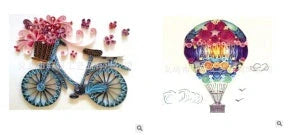 Premium DIY Paper Quilling Art Craft Kit with Vibrant Pre-cut Paper Strips, Essential Tools, and Detailed Instructions for Unique Handmade Projects