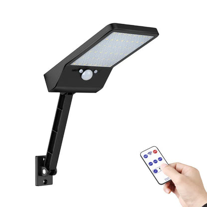 Outdoor sensor wall light in black or white with IP65 rating, 8W white LED, and 48LED style option for garden or patio.