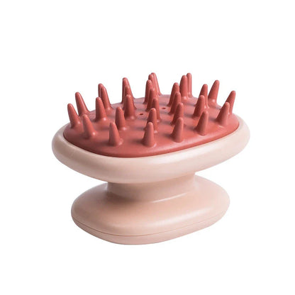 Premium silicone hair brush with airbag design for gentle scalp massage and improved blood circulation