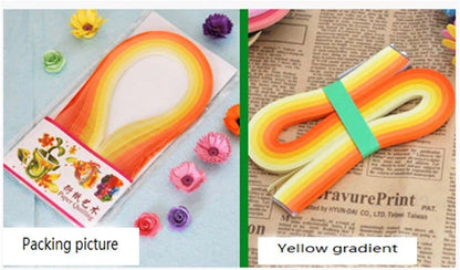 Vibrant gradient star origami paper set for creative crafting and DIY projects