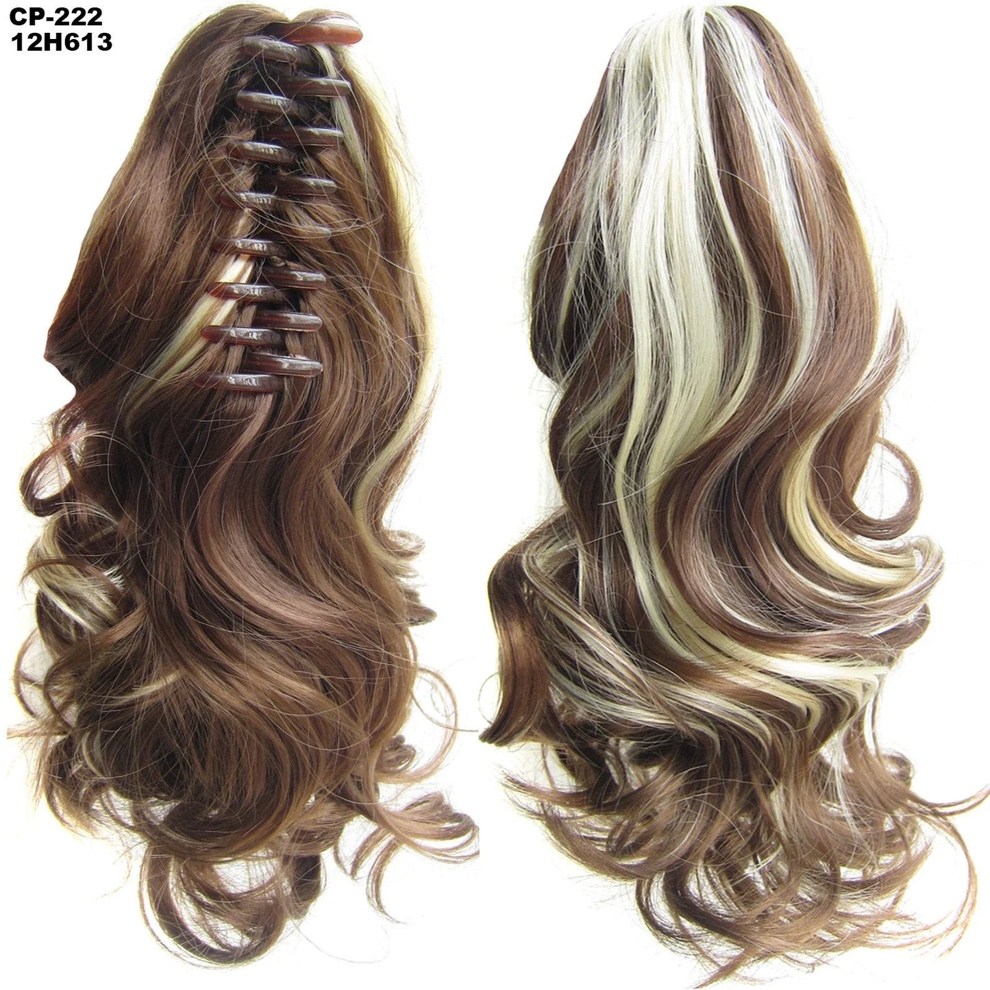 Stylish ponytail hair extension with natural-looking synthetic fibers for comfortable all-day wear