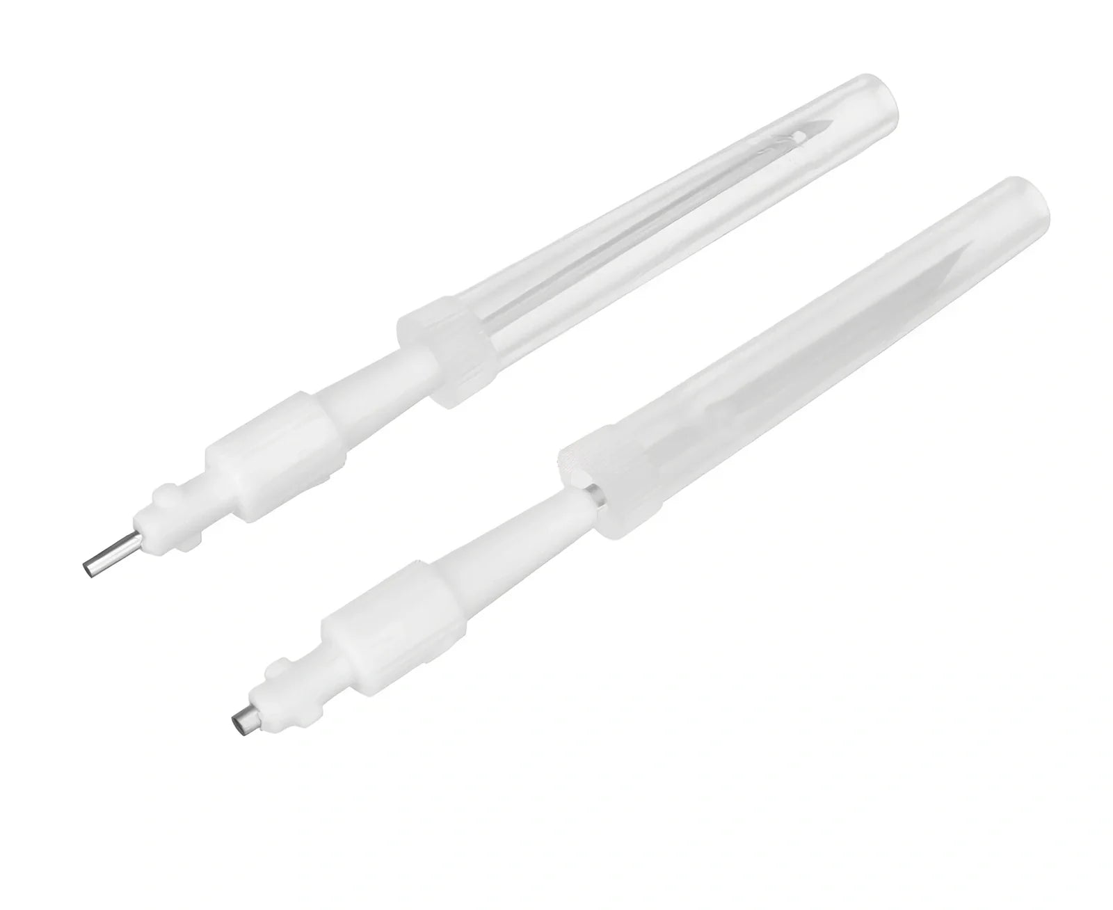 DIY embroidery set box with 50 coloured polyester threads on bobbins, 250g total weight, including butterfly pattern model 177