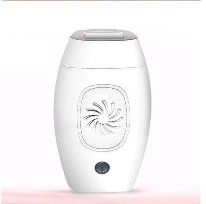 Powerful laser hair removal system with adjustable intensity levels, skin sensor, and versatile usage for face, bikini, underarms, and more