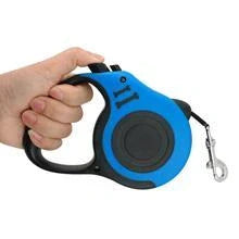 Automatic telescopic pet traction rope in vibrant colors with one-handed braking system