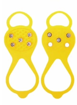 Silicone Non-Slip Shoe Grips for ice and snow safety in multiple colors