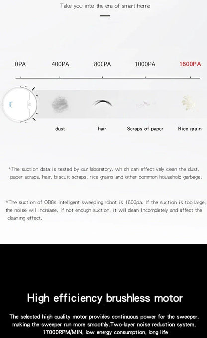 Black robot vacuum cleaner with compact 27.8cm square design and 6.8cm height for under-furniture cleaning