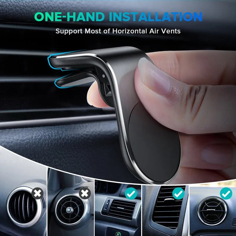 Adjustable rotation car bracket for power outlet phone mounting in black, gold, and silver colour options