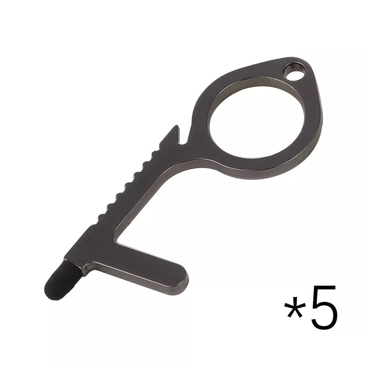 Alloy protective door opener keychain in various colors