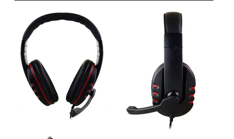 Warlord Gaming Headset Wired 3.5mm Over-Ear Headphones with Microphone, 40mm Drivers, 1.2m Cable, for PS, Xbox One, Switch, PC and Mobile