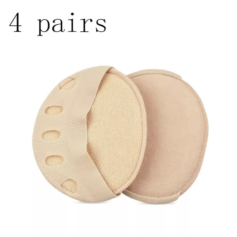 Invisible Five Finger Socks with cushioned forefoot pads for pain relief