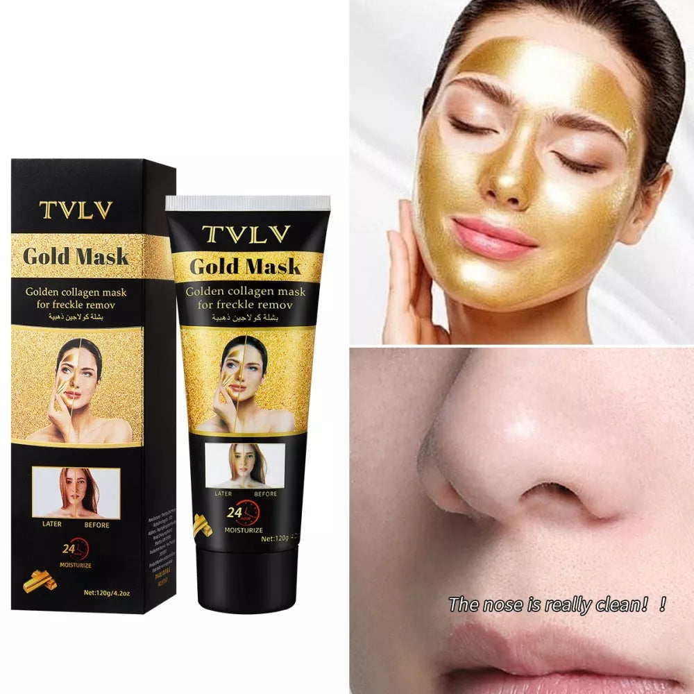 Gold Collagen Spot Removing Facial Mask for brightening and elasticity