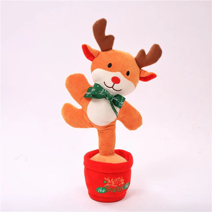 Dancing Christmas Tree Electronic Plush Toy with singing and recording features