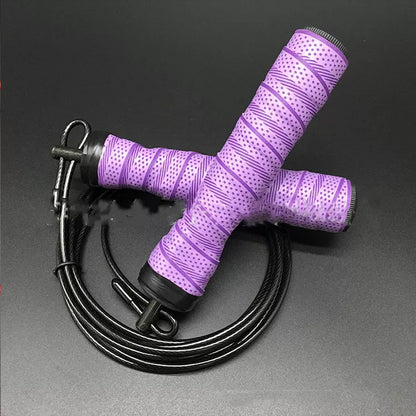 PROCIRCLE sweat-absorbent foam skipping rope with smooth bearing system in multiple colors