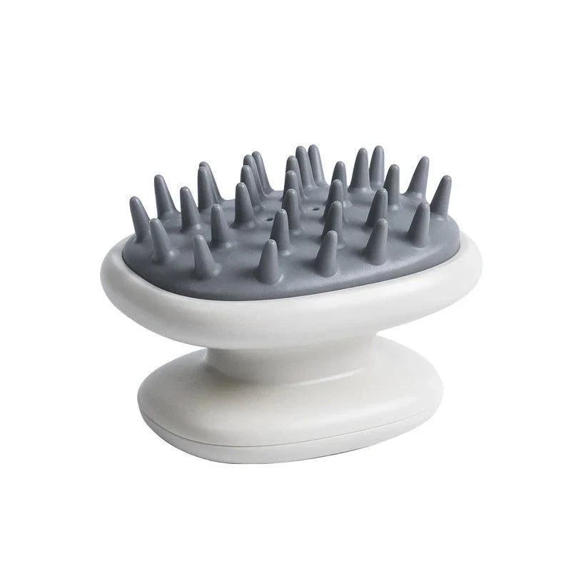 Premium silicone hair brush with airbag design for gentle scalp massage and improved blood circulation