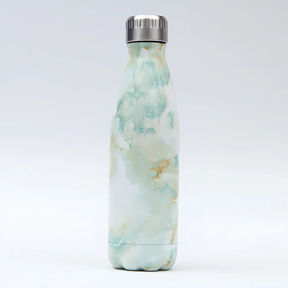 500ml stainless steel sports bottle in various colours with vacuum insulation and secure lid for gym use