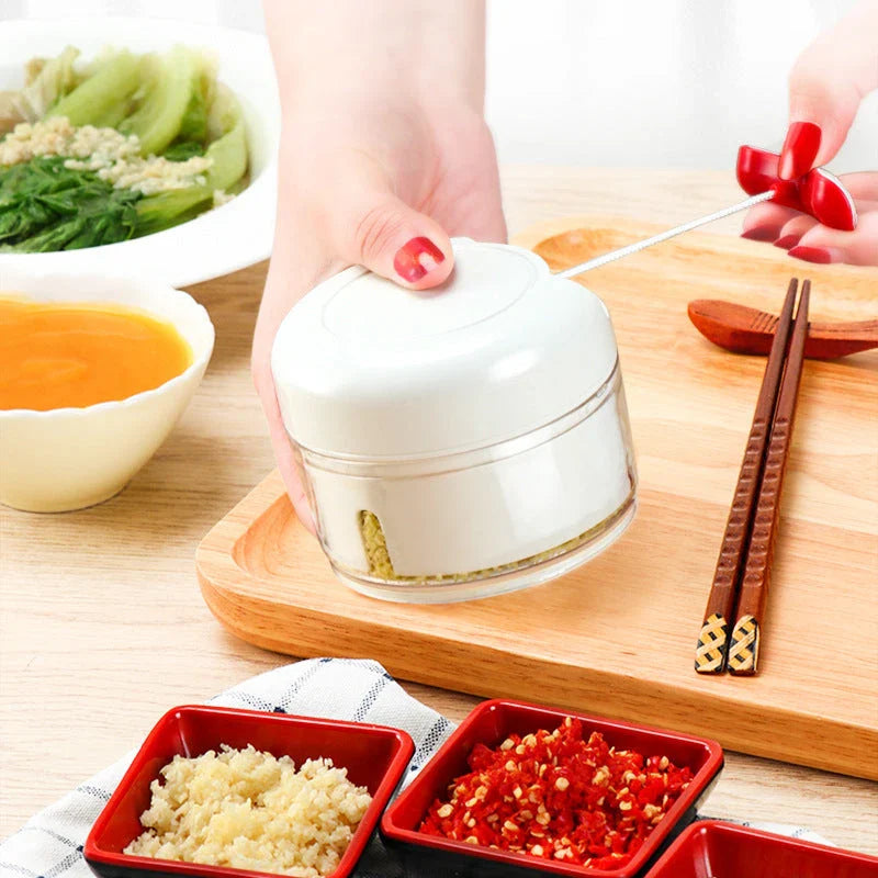 Sturdy Manual Food Chopper - Versatile kitchen tool for chopping, dicing, and mincing a variety of ingredients