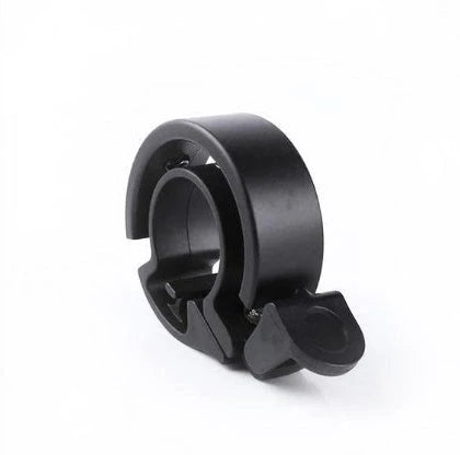 Sleek aluminum alloy bicycle bell with advanced sound alarm for safe cycling on mountain bikes and road bikes