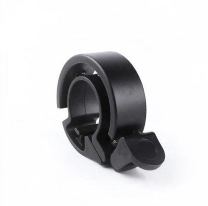 Sleek aluminum alloy bicycle bell with advanced sound alarm for safe cycling on mountain bikes and road bikes