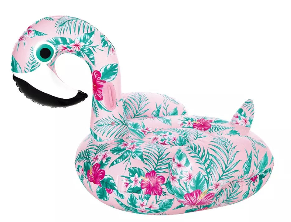 YUYU inflatable pink flamingo swimming float for adults in pool