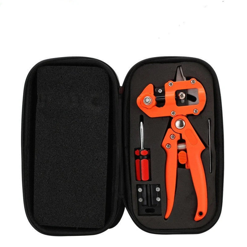 Grafting pruning shears for fruit tree seedlings with precision blade