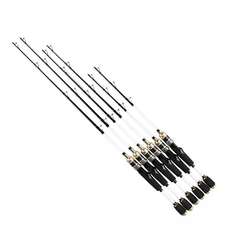 Carbon Valve Stem Fishing Rod with Micro Lead Raft Handle for enhanced grip and control