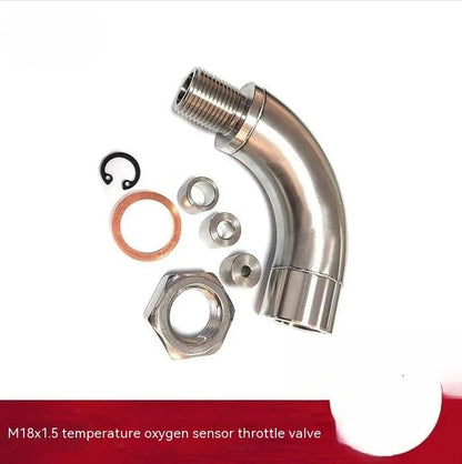 Car M18 x 1.5 temperature sensor adapter flow valve gas flow cross over sub fitting