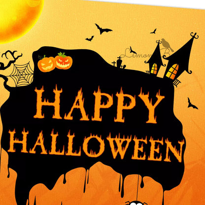 Handmade Bat Haunted House Theme Fabric Background Wall for theme parties