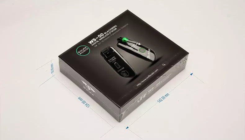 WS-50 Wireless Transmitter Receiver Kit for electric guitar with USB charging