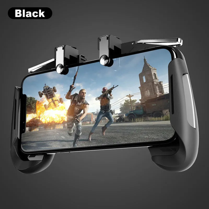 AK16 colourful extendable mobile phone gamepad with L1R1 triggers on an adjustable clamp