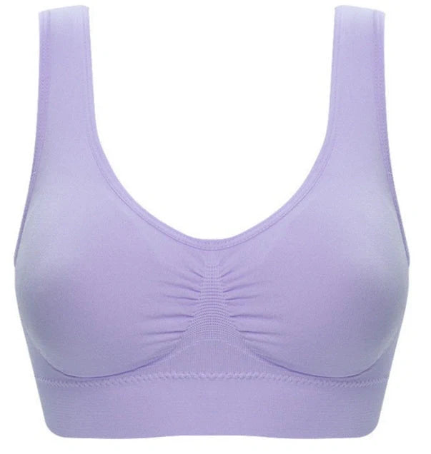 Women's seamless yoga tank top and sports bra in various colors for fitness and casual wear