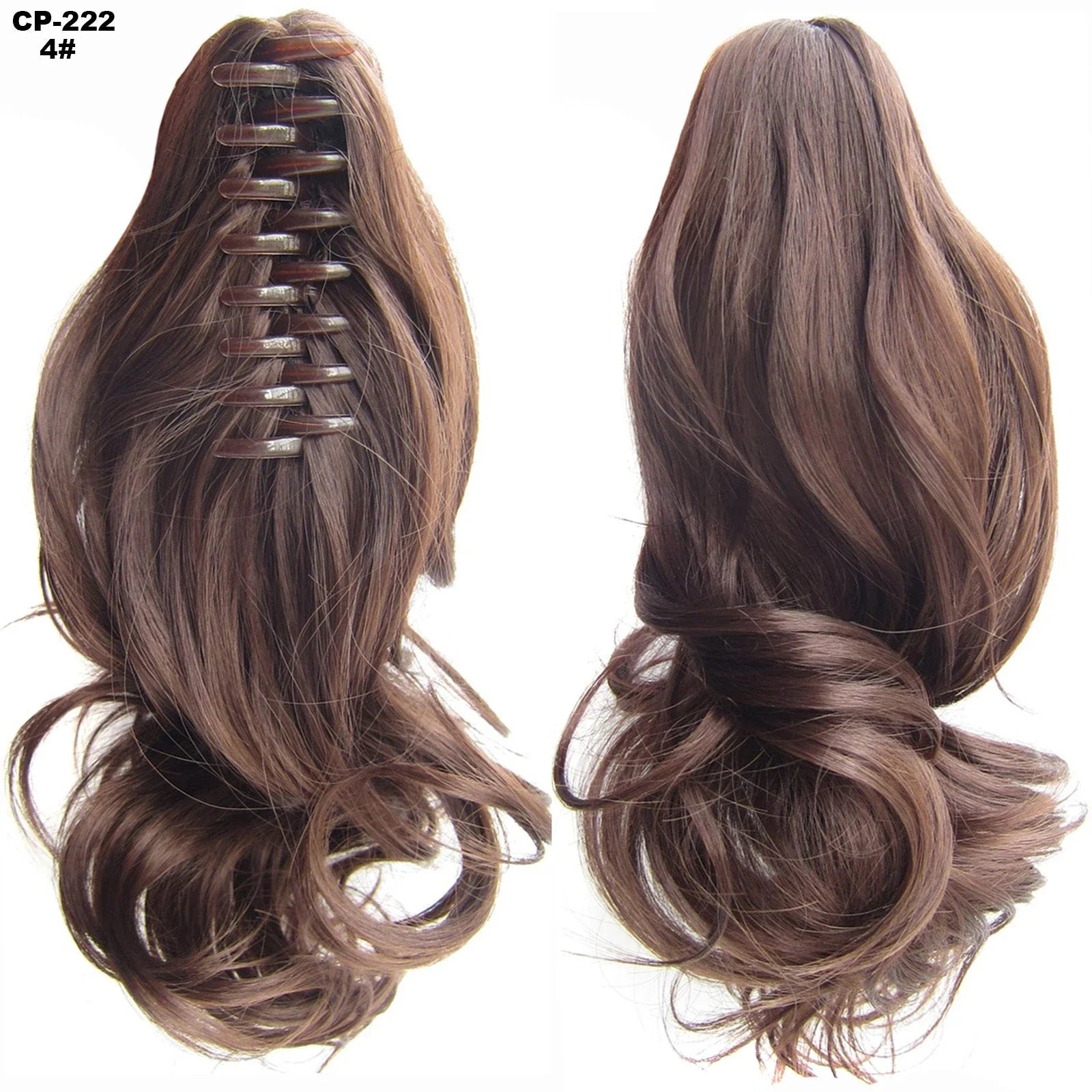 Stylish ponytail hair extension with natural-looking synthetic fibers for comfortable all-day wear