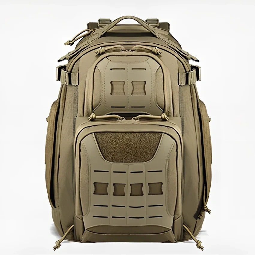 45-litre camouflage tactical backpack with 600D polyester construction for mountain climbing