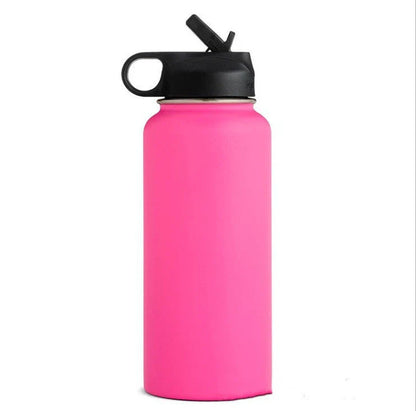 Premium stainless steel insulated water bottle in various colors, perfect for outdoor activities and hydration