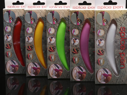 Electronic latte art pen for coffee with 22cm length creating milk foam pattern