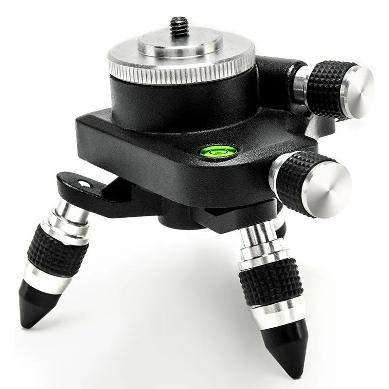 Black aluminium alloy YL-30 spirit level special base with 360-degree adjustment.