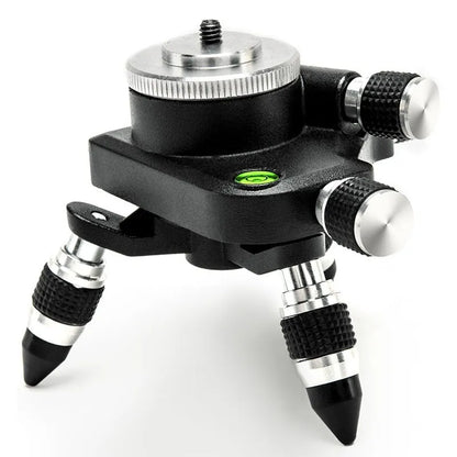 Black aluminium alloy YL-30 spirit level special base with 360-degree adjustment.
