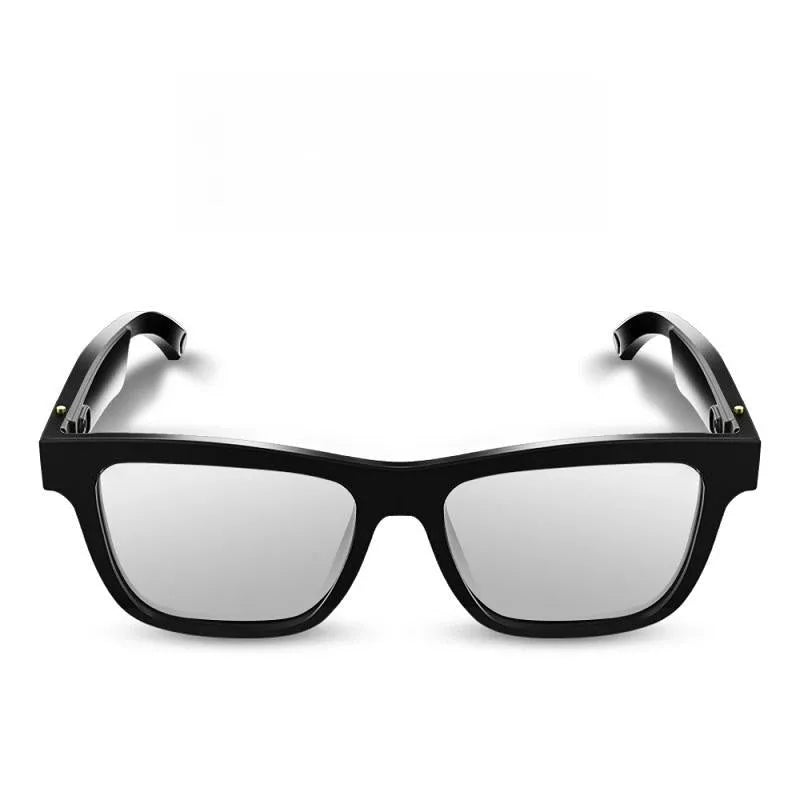 Black and Transparent Bluetooth Smart Glasses with TR90 Frame