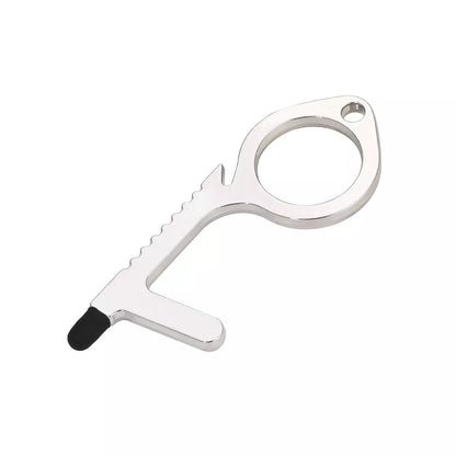 Alloy protective door opener keychain in various colors