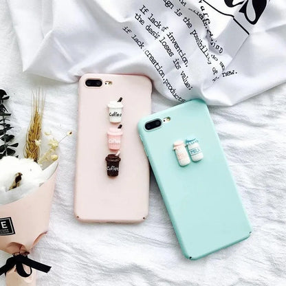 3D cartoon cat design silicone phone case for iPhone with soft TPU construction