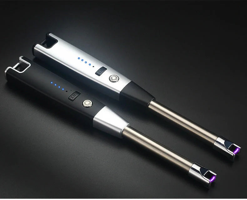 USB Charging Plasma Windproof Igniter in multiple colors for camping and outdoor use