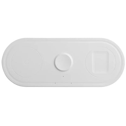 Three-in-one Wireless Charger with multi-device support and minimalist design