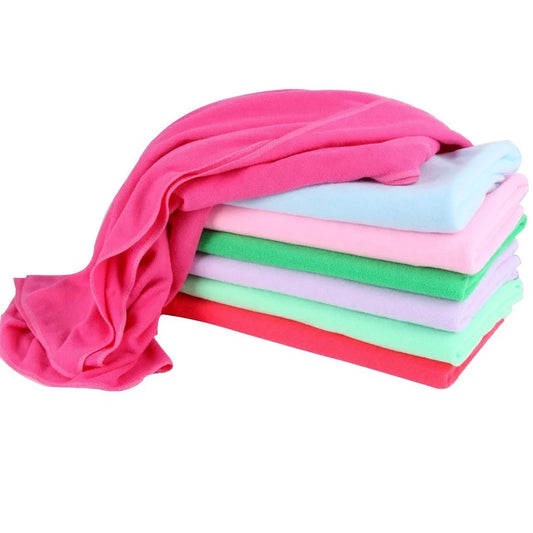 70x140cm microfiber bath towel with weft-knitted superfine fibre construction in multiple colour options