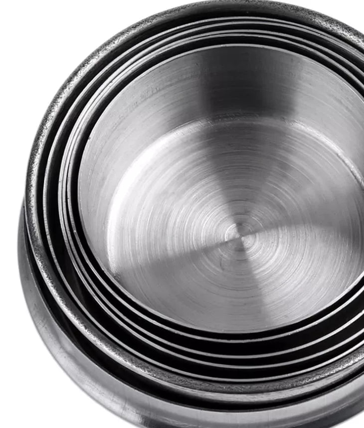 Stainless steel travel collapsible cup with key ring, perfect for outdoor adventures