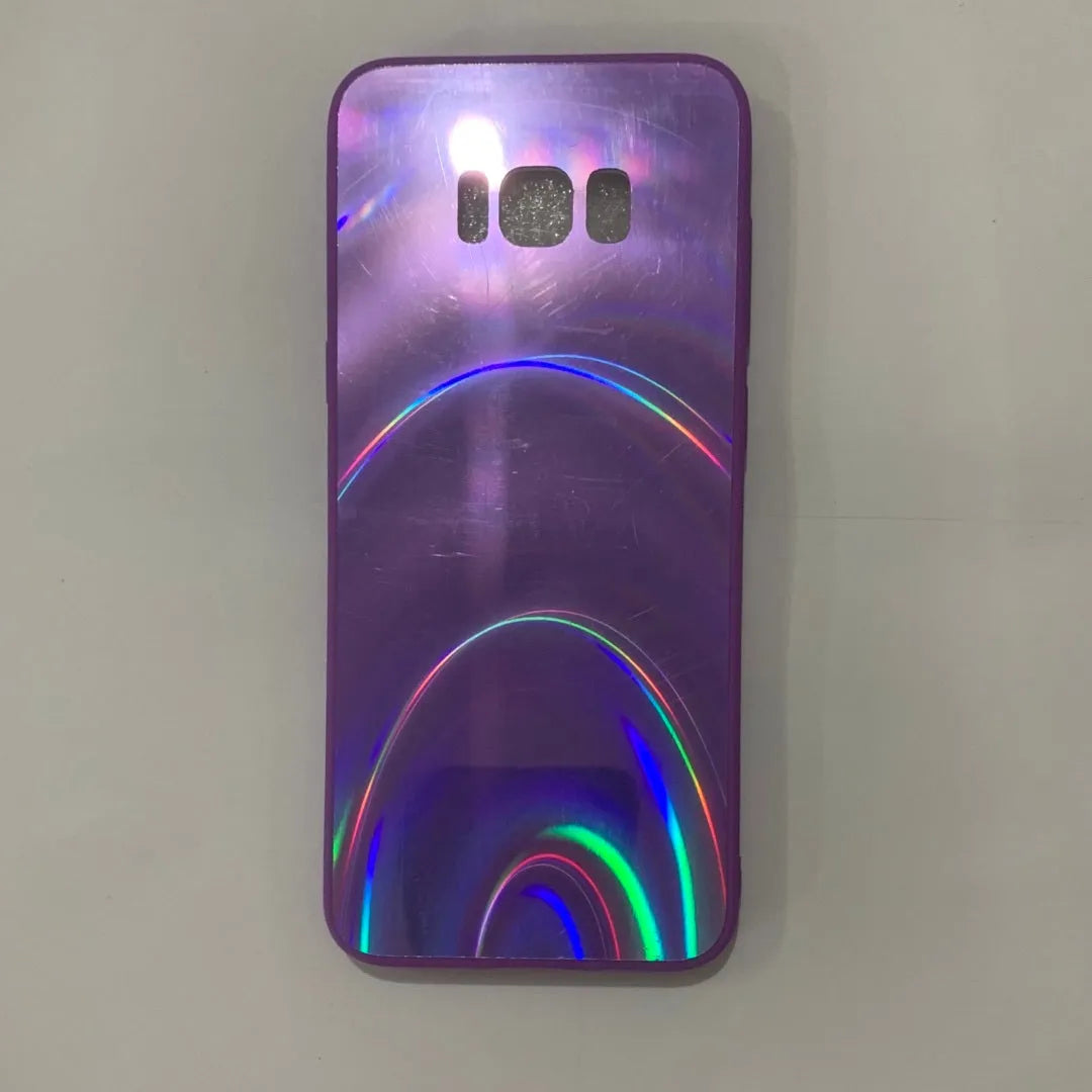 Marble-pattern shockproof silicone phone case for Samsung Galaxy models shown in multiple colours.