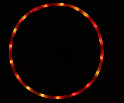 LED Glow Hula Hoop with colorful lights, perfect for fitness and parties