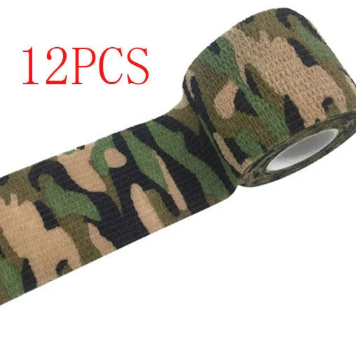 Camouflage Non-woven Elastic Bandage with self-adhesive feature for secure wound coverage