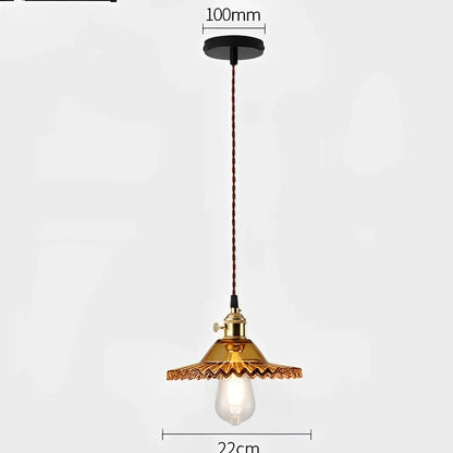 Nordic glass chandelier with copper body and adjustable 1.2m height in multiple colour options