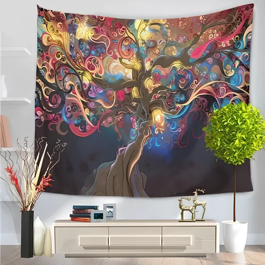 European classical design polyester tapestry with plush texture in 150x100cm or 150x130cm sizes