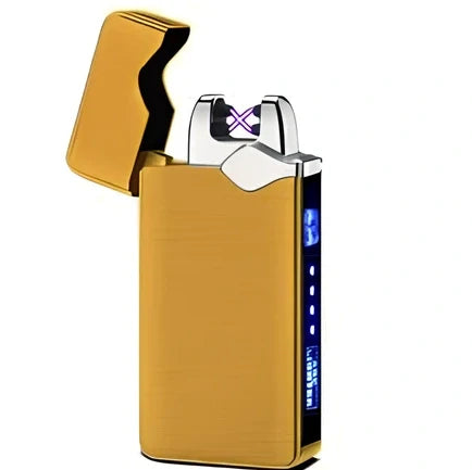 JL 315 rechargeable plasma lighter with windproof double arc technology and USB-C charging port