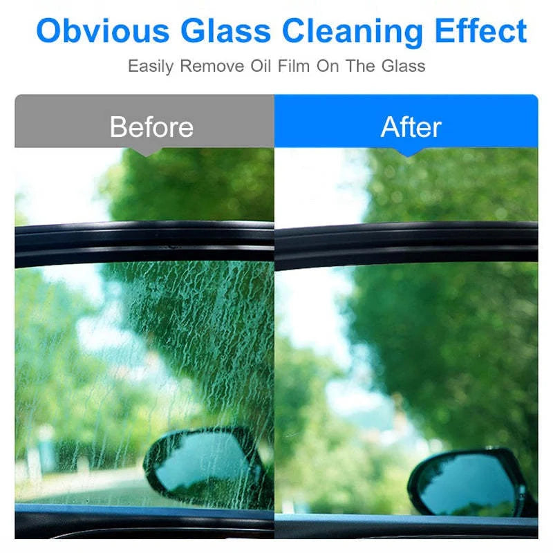 Home Fashion Car Glass Oil Film Remover with sponge for easy application